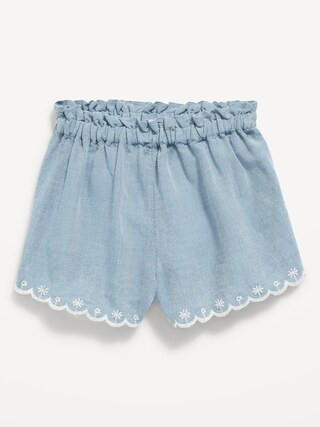 Scallop-Trim Shorts for Baby | Old Navy (US)