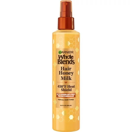 Garnier Whole Blends Repairing Hair Spray Honey Milk 450°F Heat Shield All Hair Types 8.5 fl oz | Walmart (US)