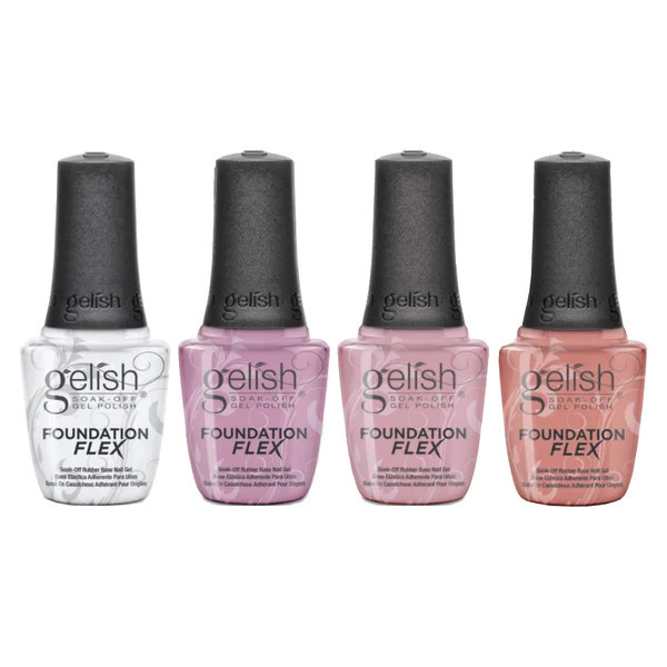 Harmony Gelish - Foundation Flex Soak-Off Rubber Base Nail Gel Set (0.5 oz) | Beyond Polish