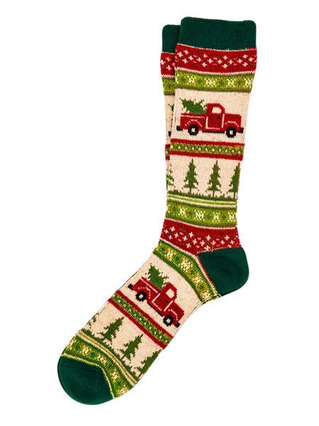 Santa's New Sleigh Socks | Kiel James Patrick