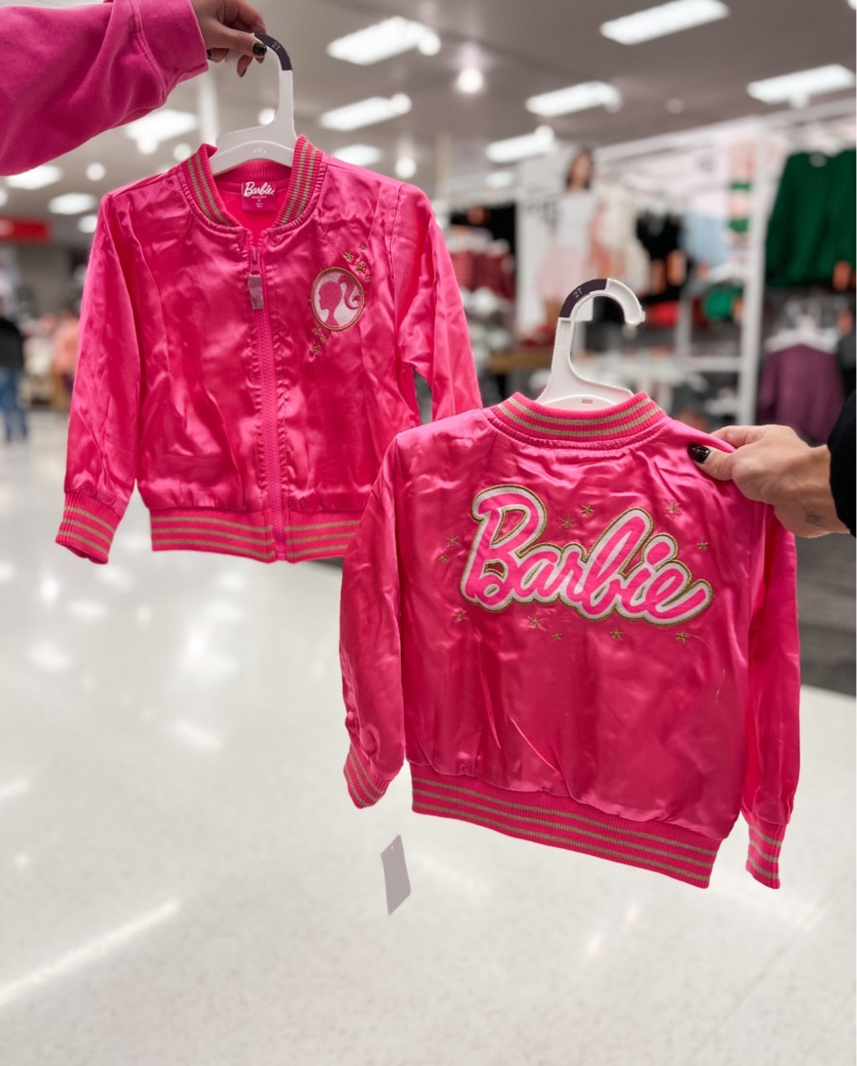 Toddler girl target Barbie bomber jacket 

#LTKKids