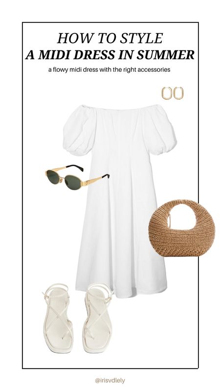 How to style a midi dress in summer 

White midi dress, white sandals, straw bag, handbag, gold earrings

#LTKeurope #LTKSeasonal #LTKstyletip