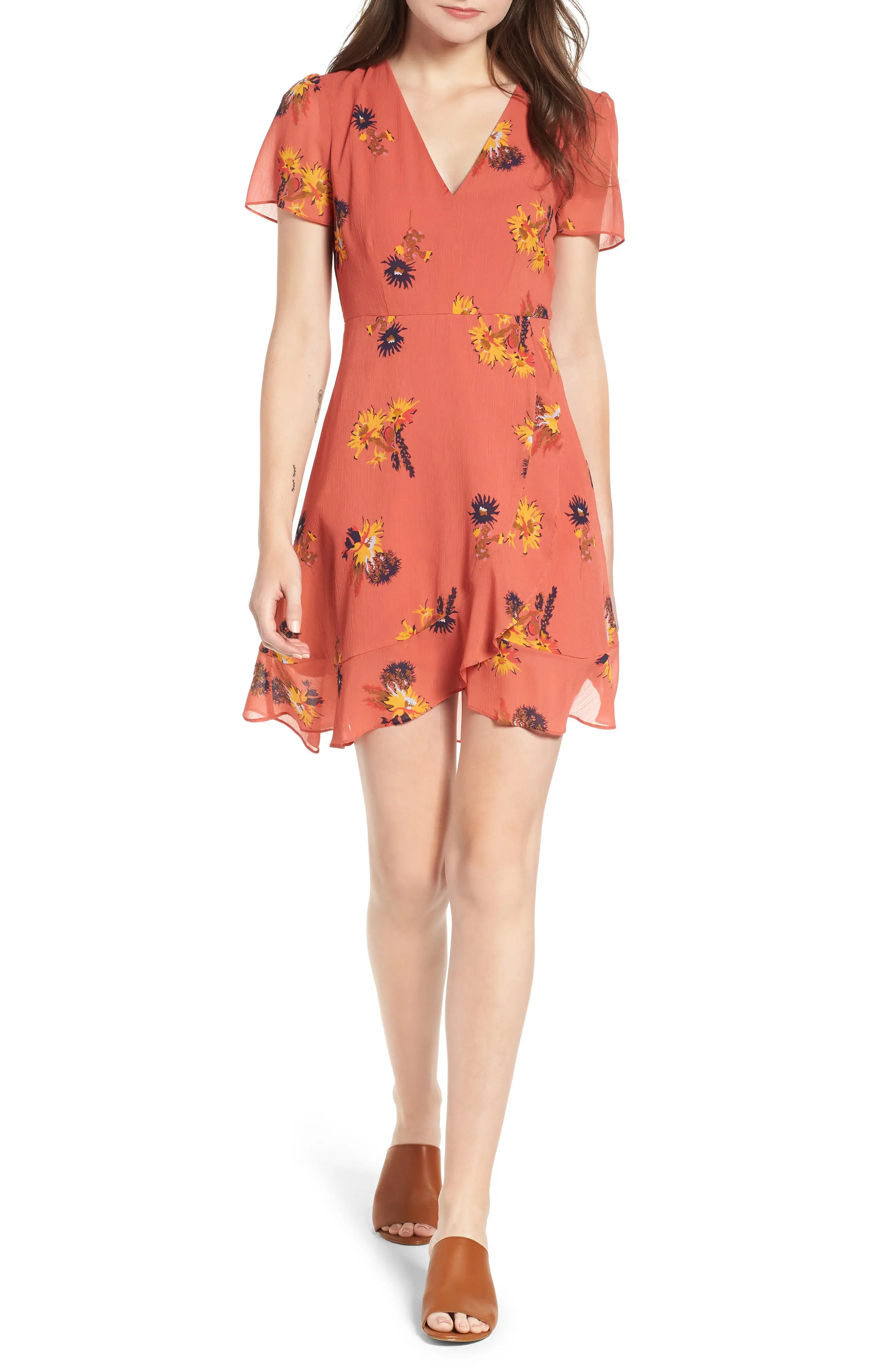 Madewell Posy Cactus Flower Dress | Nordstrom