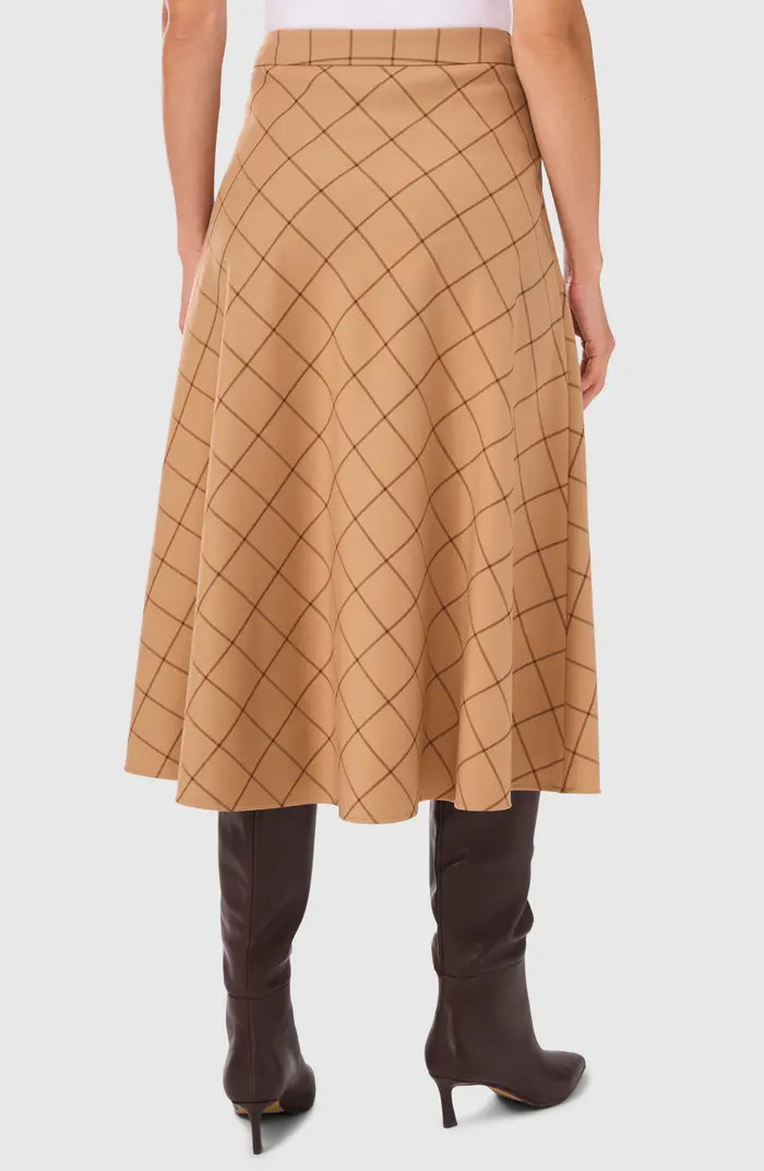 A-Line Crepe Midi Skirt | Nordstrom