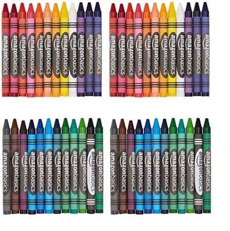 Amazon Basics Crayons - 24 Assorted Colors, 2-Pack | Amazon (US)