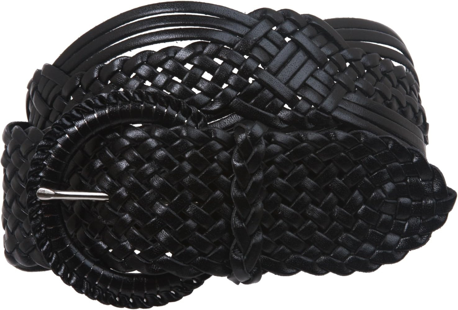 2" (50 mm) Genuine Leather Braided Woven Belt | Amazon (US)