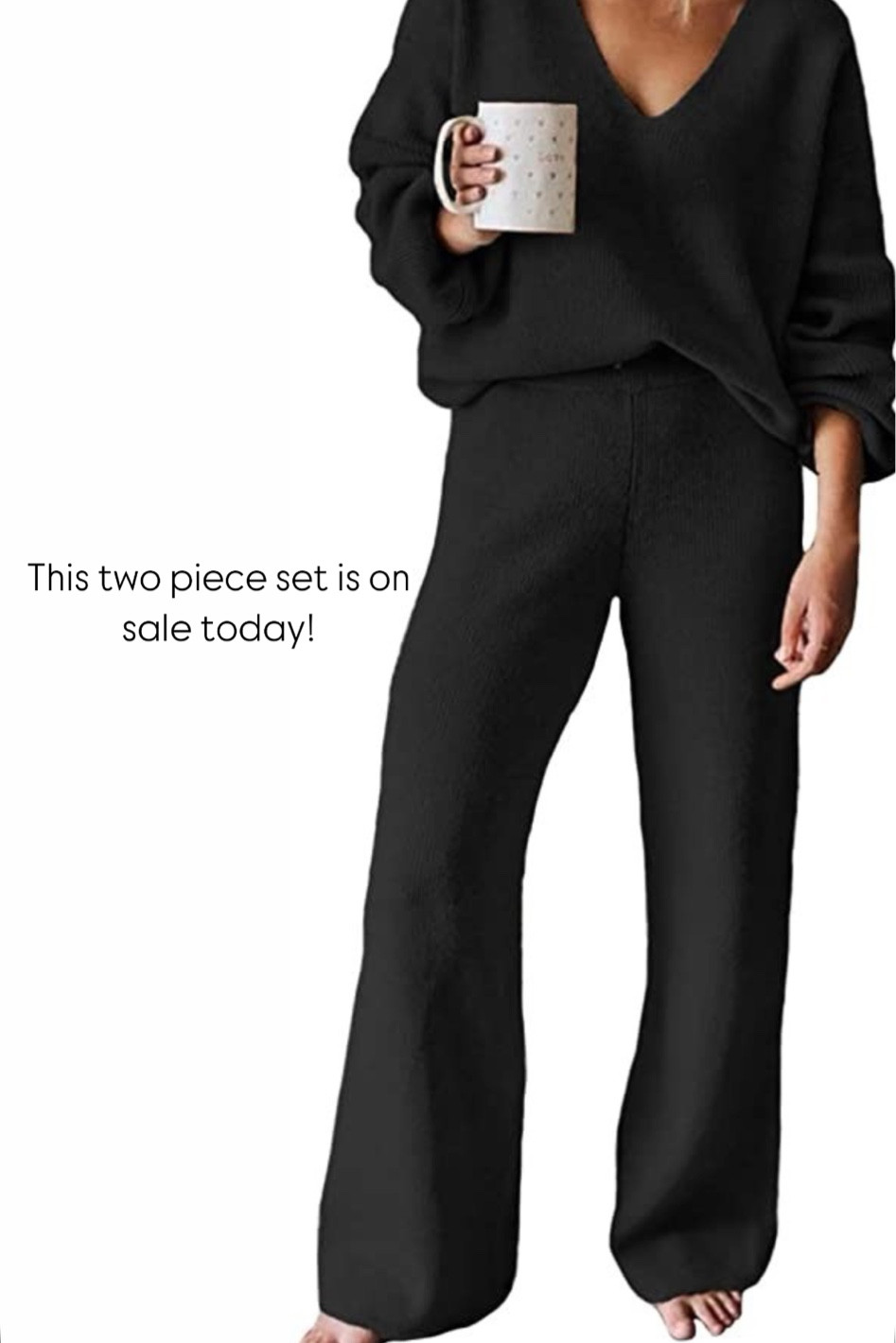 Love this two piece set. 39% off the set!  Loungewear set, winter outfit

#LTKFindsUnder50 #LTKSaleAlert