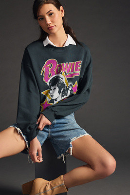 Letluv David Bowie Oversized Sweatshirt | Anthropologie (US)
