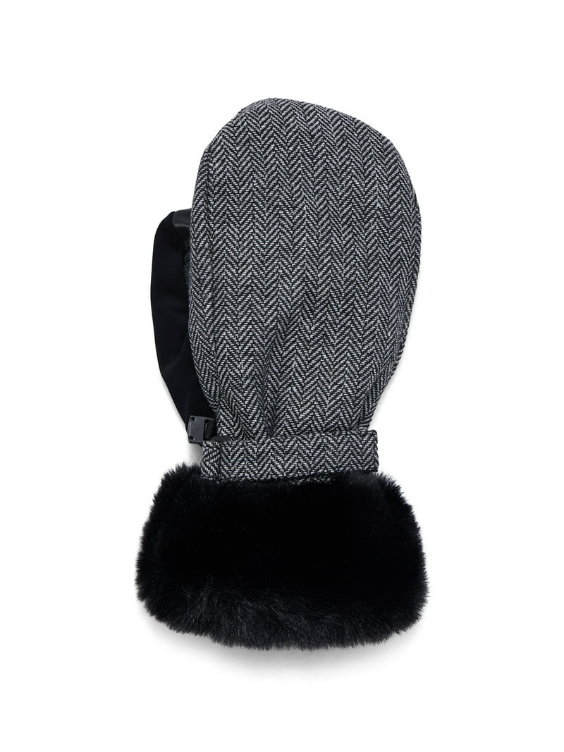 Ozark Trail Women's Technical Ski Mitten, Black Knight | Walmart (US)