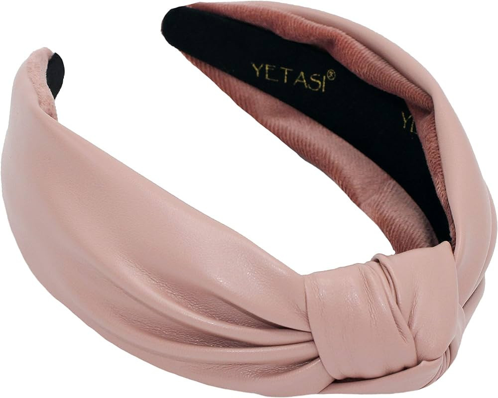 YETASI Pink Headband is Trendy. Hot Pink Headbands for Women is Knotted .Get Compliments with Lon... | Amazon (US)