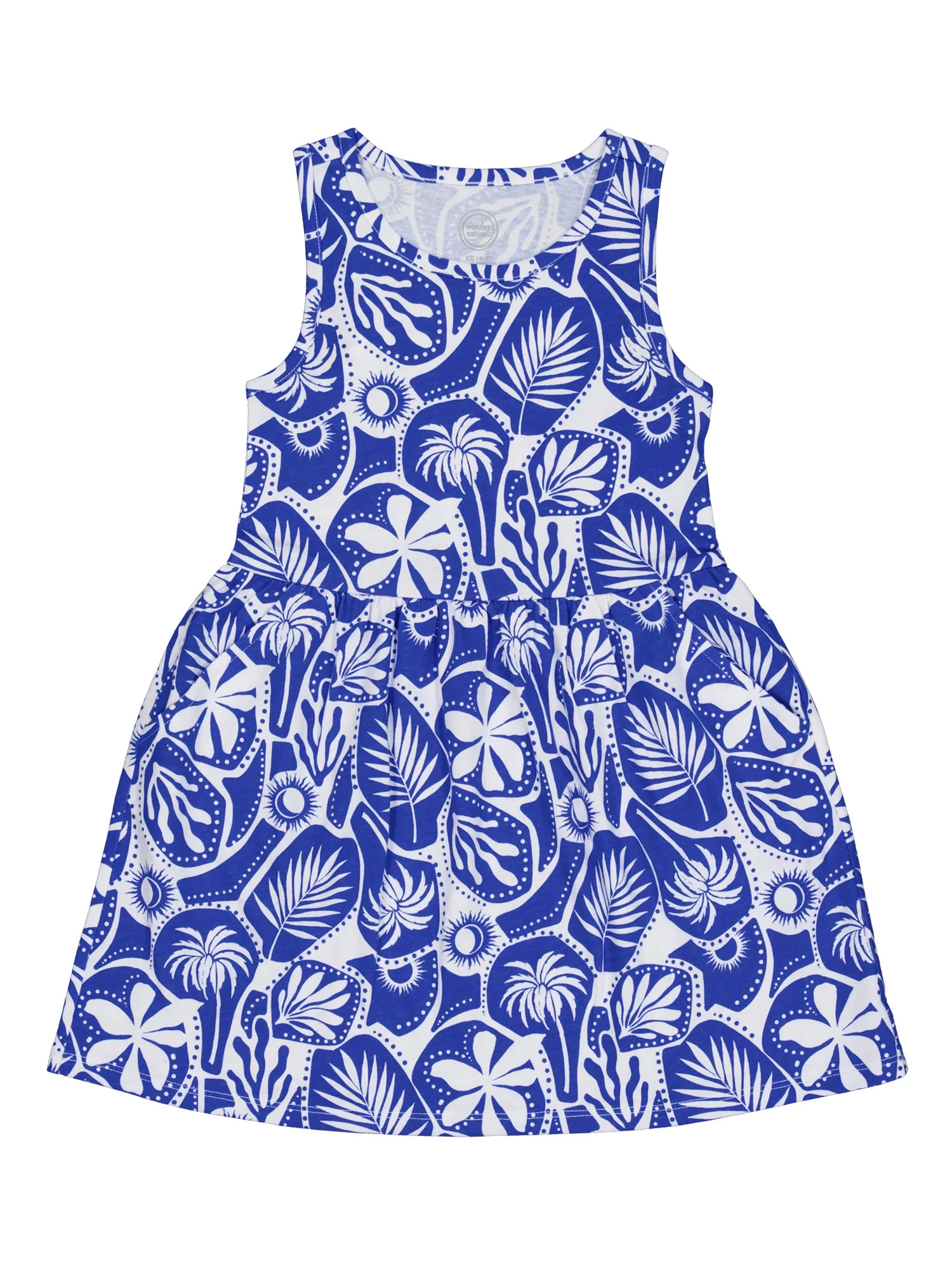 Wonder Nation Girls Tank Play Dress,Sizes Xs-XLP - Walmart.com | Walmart (US)