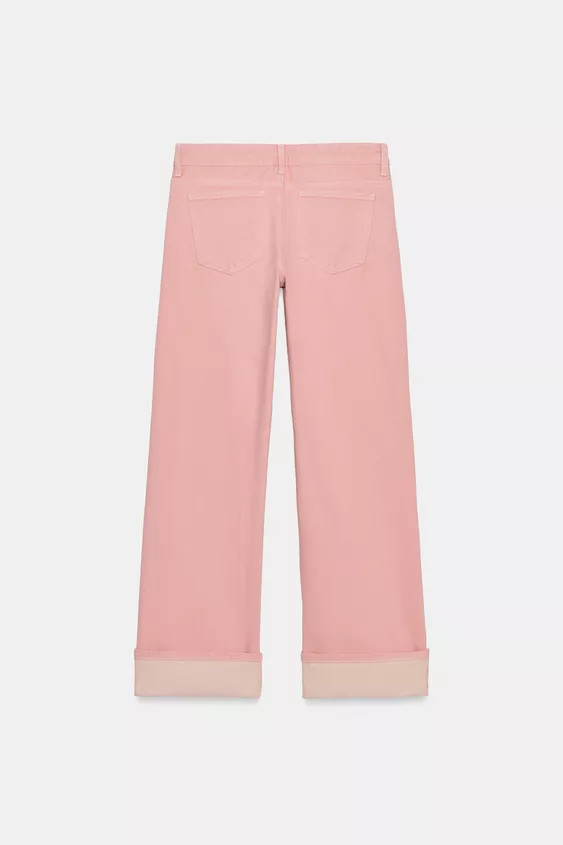 JEANS TRF LOOSE FOLDED VITA BASSA | Zara IT