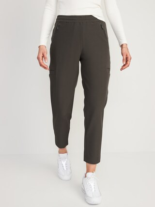 High-Waisted All-Seasons StretchTech Water-Repellent Slouchy Taper Cargo Pants for Women | Old Navy (US)