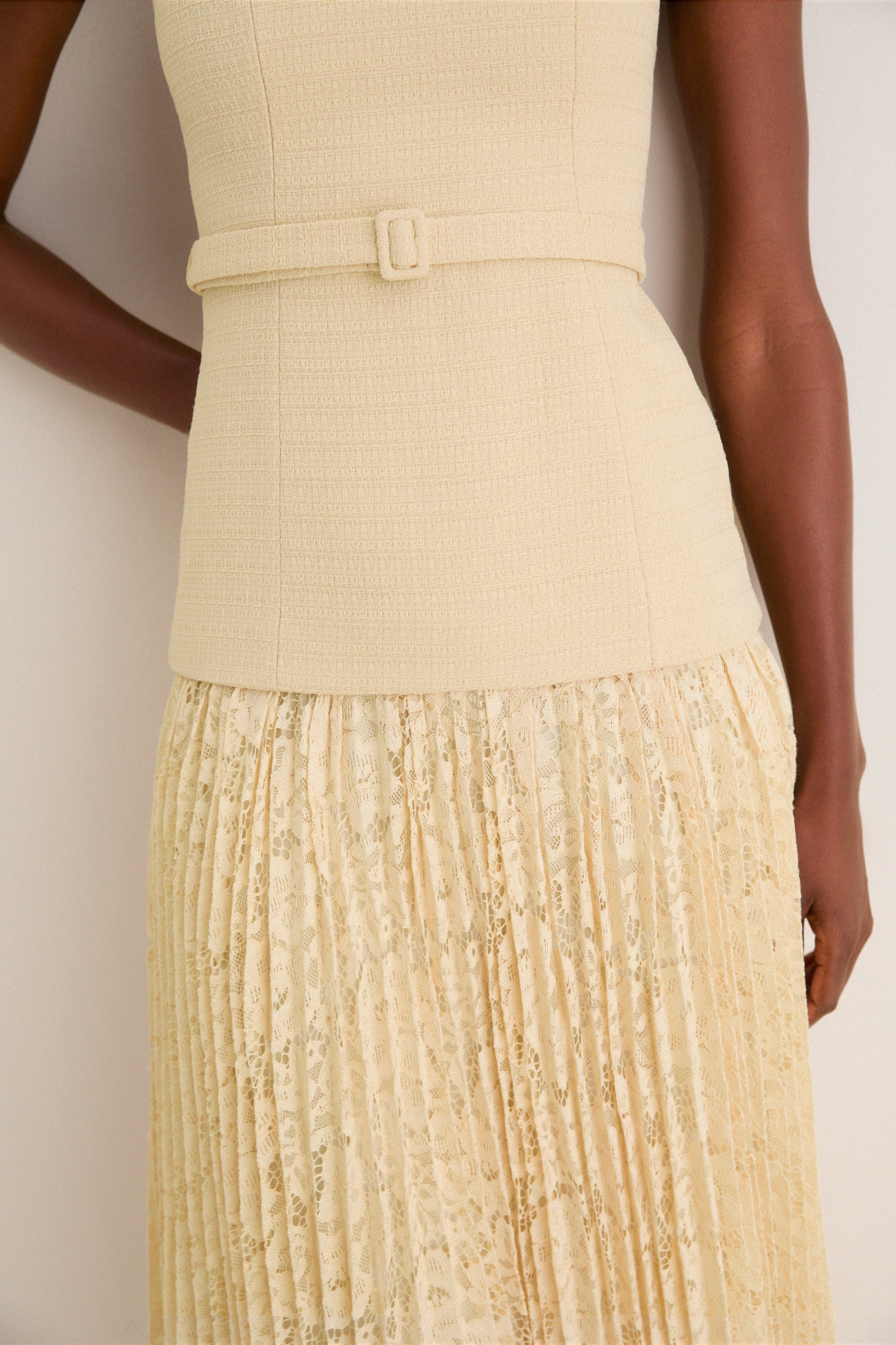 Yellow Caitlin Midi Dress | Tuckernuck (US)