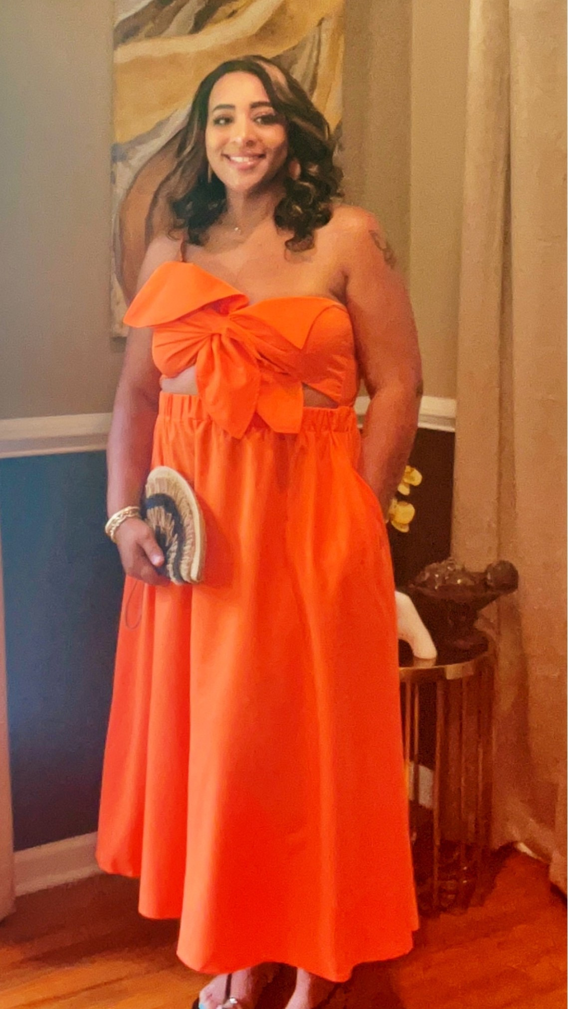 🌟✨ Summer Elegance, Turn Heads✨🌟 
Check out this stunning floor-length orange dress, featuring a stylish strapless design and a chic bow detail that’s perfect for any sunny occasion! ☀️🍹 Whether it's a garden party, a beach wedding, or a sweet summer soirée, this dress will fit the bill! Vibrant, flowy and summer perfect! 
👗 **Details:** 

Pair it with a trendy clutch and your favorite sandals for that effortlessly stylish summer look! 🌈💕 
Items tagged to shop the look and elevate your summer wardrobe! Don’t miss out! 🔗💖
#SummerFashion #DressToImpress #AffiliateMarketing #FashionGoals #OOTD #StylishSummer #ShopNow

#LTKPlusSize #LTKFindsUnder50 #LTKStyleTip