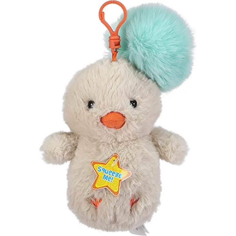 Spark Create Imagine Plush Chick Keychain with Soft Beige Design for Kids, 4-Inch | Walmart (US)