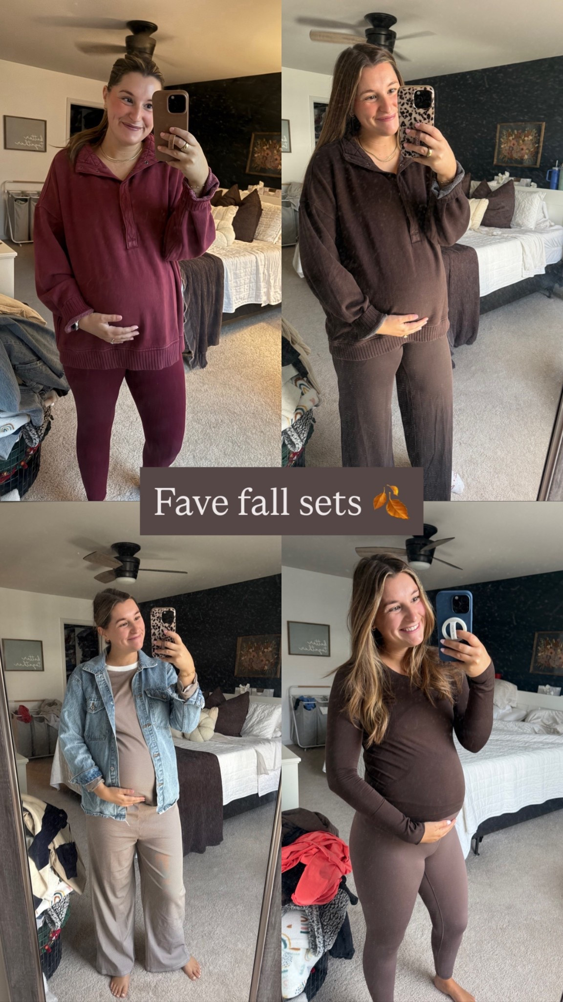Living in sets this fall! They’re so easy to throw on and still look put together 🤎
Mostly mediums and large!
Striped set is from styluxe

#LTKBump #LTKSeasonal #LTKFindsUnder50