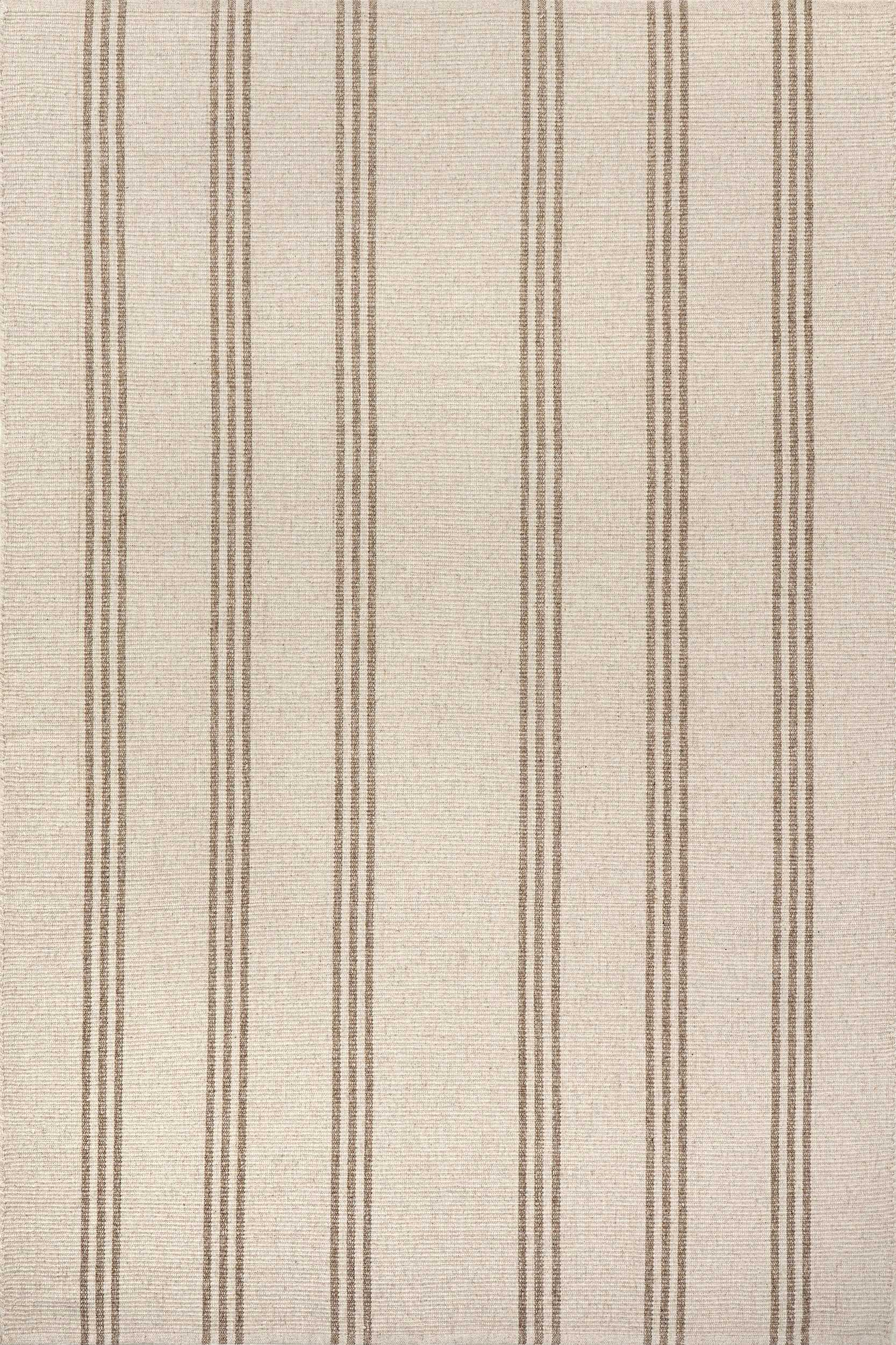 Hawthorn Striped Wool Rug | Ivory | Rugs USA
