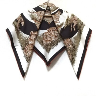 Auth HERMES Carre 90 - Cream Black Multi Scarf  | eBay | eBay US