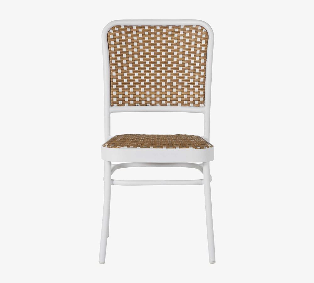 Nico Wicker Woven Outdoor Dining Chair | Pottery Barn (US)