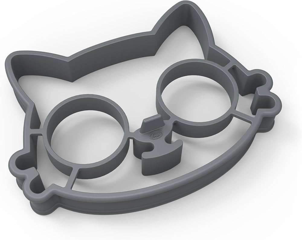 Genuine Fred FUNNY SIDE UP Silicone Egg Mold, Cat, small - | Amazon (US)