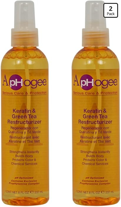 Aphogee Keratin & Green Tea Restructurizer, 8 oz (Pack of 2) | Amazon (US)