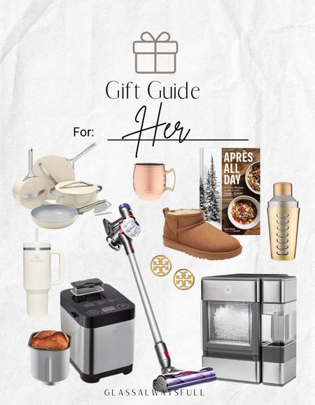 Gift guide for her, Christmas gift guide, gift guide for women, gift guide for sister, gift guide for mom, gift guide for mother in law, gift guide for sister in law, classic gifts, hostess gifts, Gucci studs, nugget ice maker, bread maker, copper mug, ugg boots, caraway pots and pans, cocktail shaker, dyson vacuum. Callie Glass 


Follow my shop @Glassalwaysfull on the @shop.LTK app to shop this post and get my exclusive app-only content!



#LTKHoliday #LTKCyberweek #LTKGiftGuide