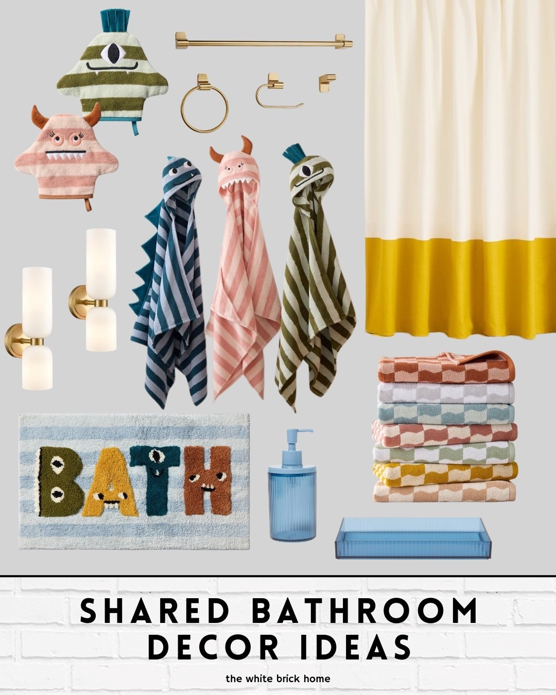 A fun idea for a kiddos bathroom! 

🖤🖤

Kids room, kids bathroom, bathroom, bath, kids bathroom decor, kids bathroom shower curtain, towels, bathroom accessories, kids bath mat, wall sconces, bathroom lighting, bathroom decor, home decor, home design, bath mat, west elm kids, west elm kids bathroom, home design, shared kids bathroom, target, Wayfair, Amazon 

#LTKHome #LTKFindsUnder50 #LTKKids