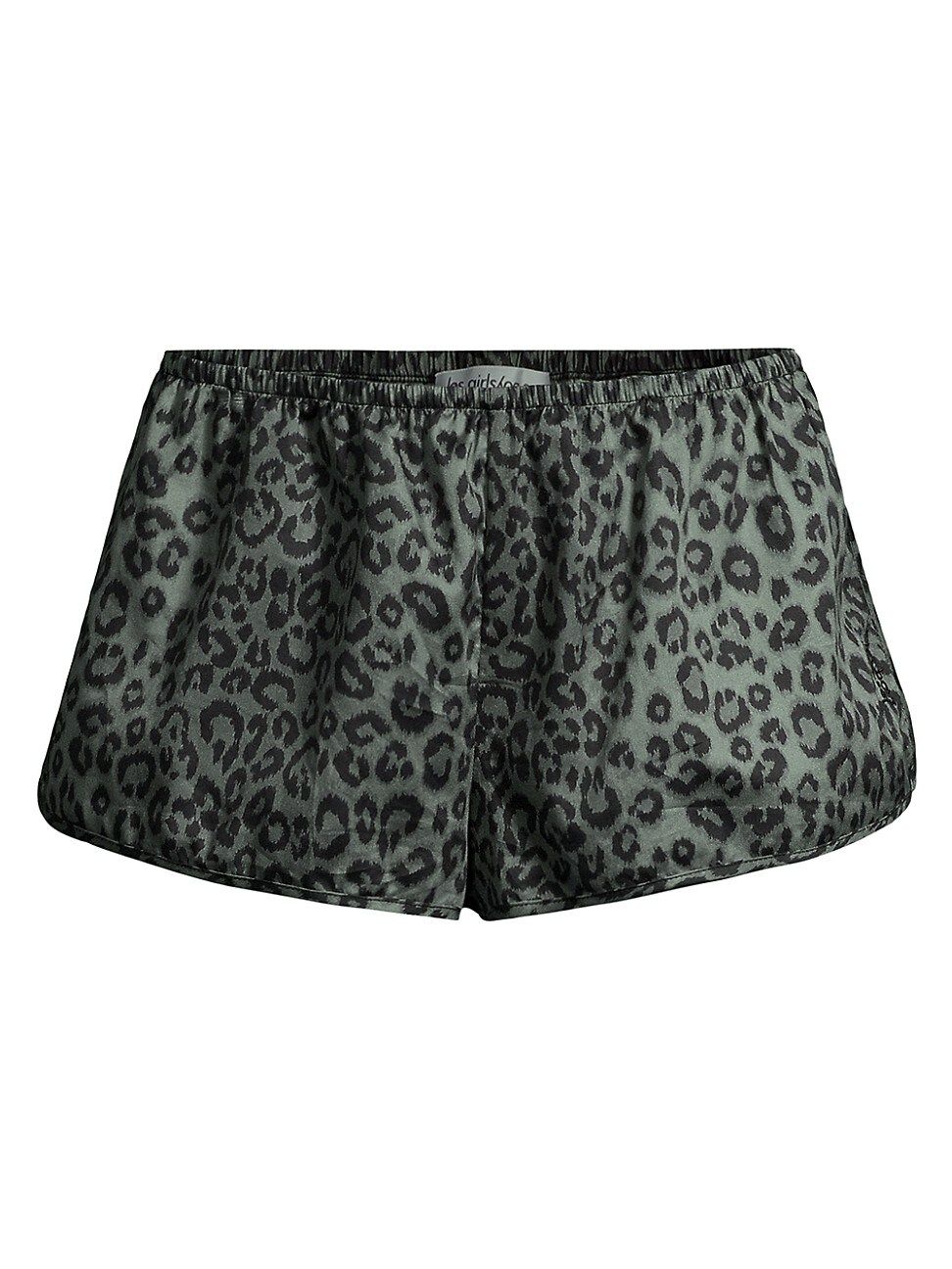 les girls les boys Women's Leopard-Print Woven Pajama Shorts - Grey Leopard - Size Small | Saks Fifth Avenue