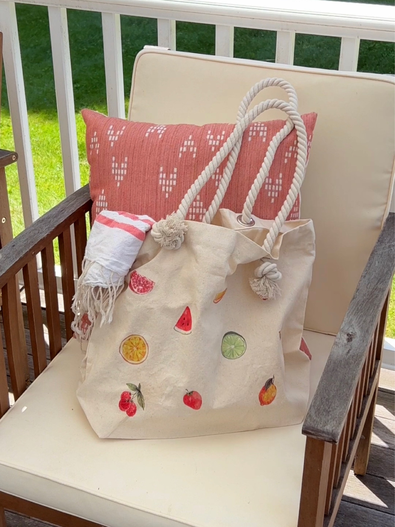 Use temporary tattoos to decorate a tote bag for summer! I love these fun fruit temporary tattoos 🍊🍓

#LTKhome #LTKfindsunder50