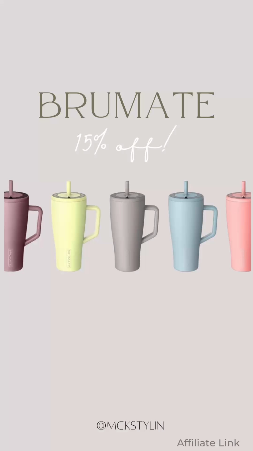 I love my Brumate! These currently have a 15% redeemable coupon 👏 

#LTKSaleAlert #LTKFindsUnder50 #LTKfitnessgoals