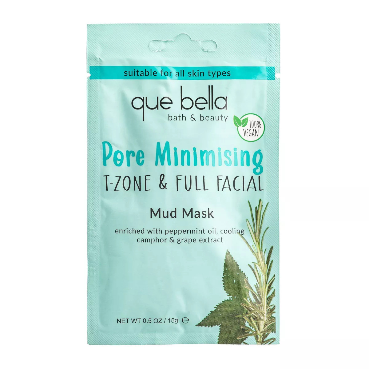 Que Bella Pore Minimizing Mud Mask - 0.5oz | Target