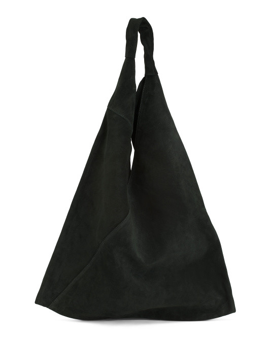 Made In Italy Suede Hobo | TJ Maxx