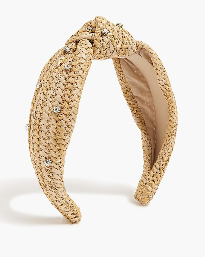 Jeweled woven headband | J.Crew Factory