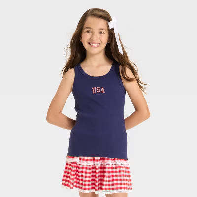 Girls' 4th of July Tank Top - Cat & Jack™ | Target
