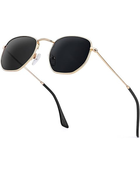 SOJOS Classic Square Aviator Sunglasses for Women Men Retro Hexagon UV400 Protection Shades SJ122... | Amazon (US)