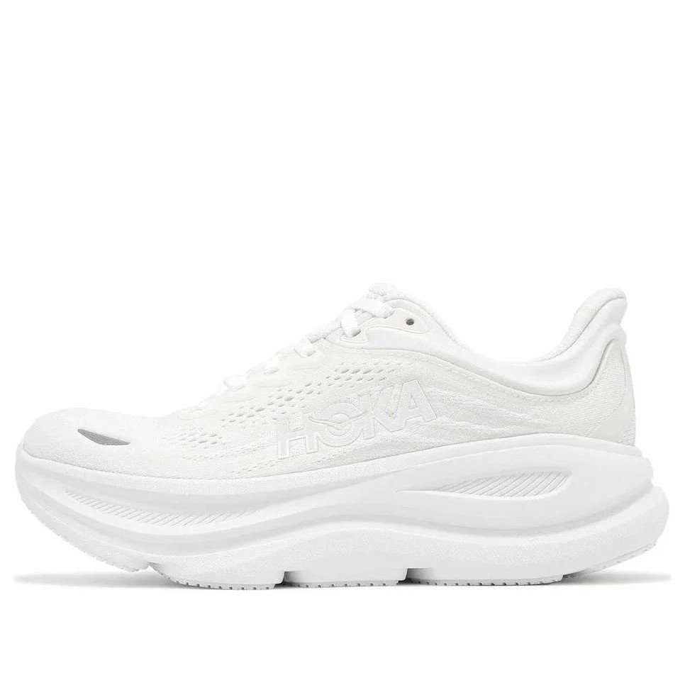 (WMNS) HOKA ONE ONE Bondi 9 Wide 'White' | KICKS CREW