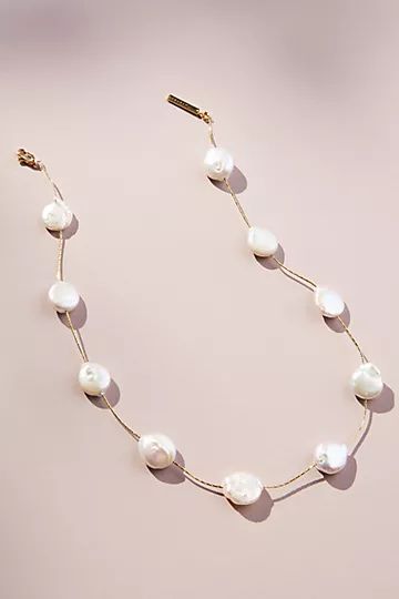 Freshwater Pearl Circle Necklace | Anthropologie (US)
