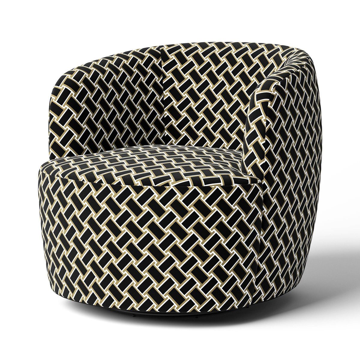 Vintage Weave Neutral Swivel Accent Chair - DVF for Target | Target