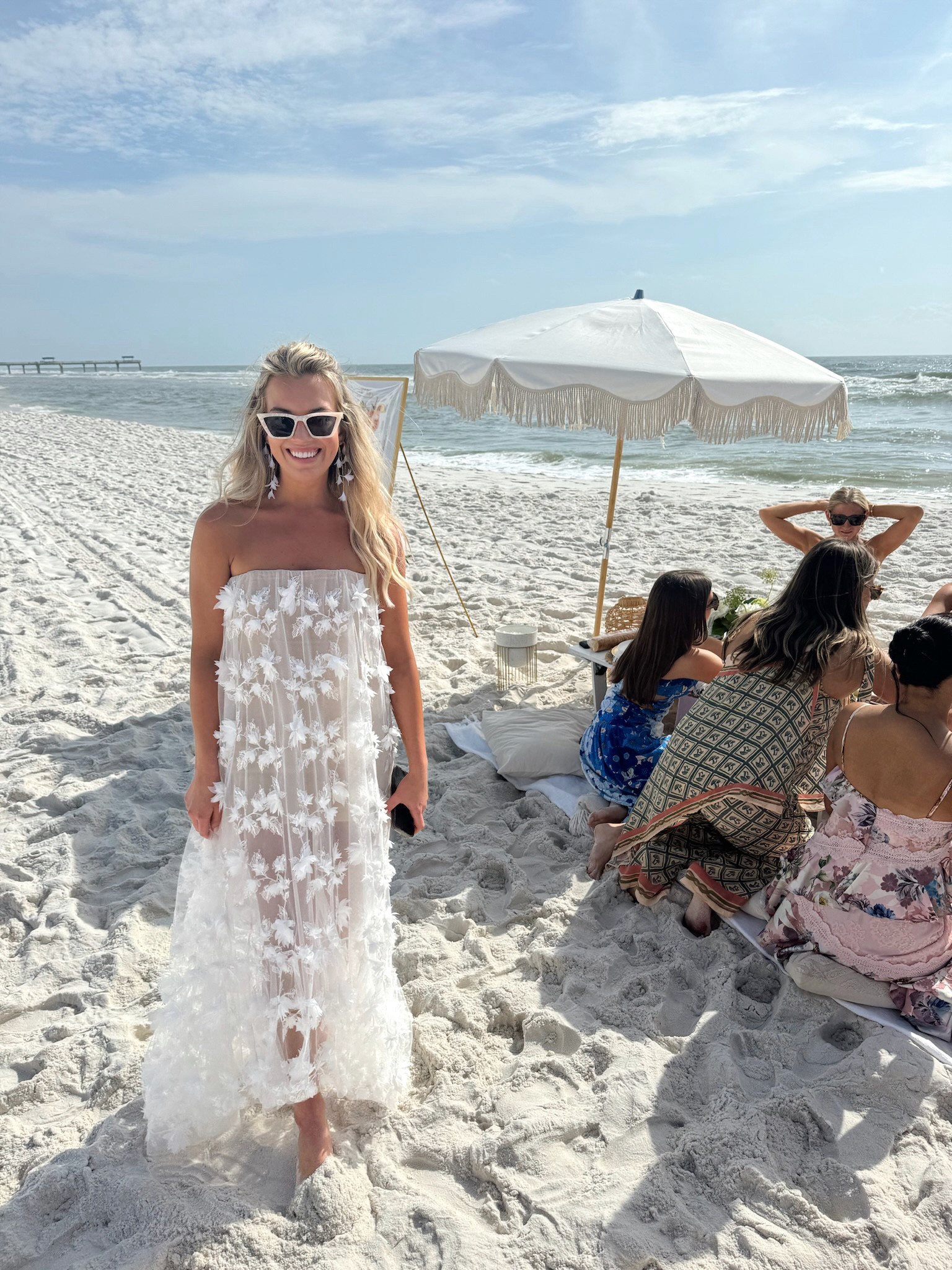 bridal luncheon outfit 🤍 my favorite dress ever 

#LTKStyleTip #LTKWedding