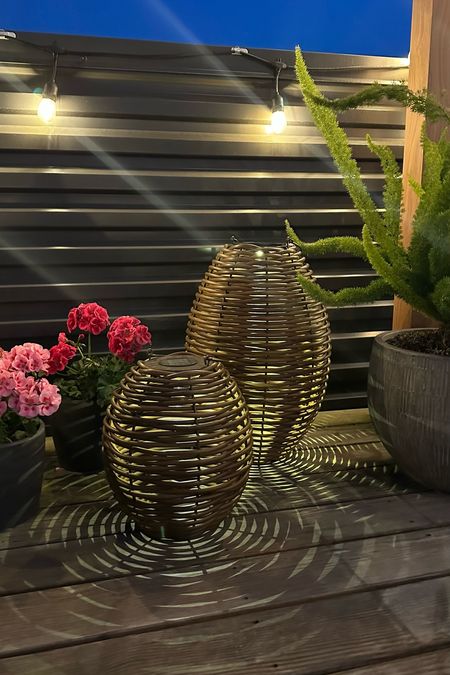 Don’t miss your chance to save 30% on these solar-powered outdoor lanterns! Perfect for your backyard, balcony, or patio. They automatically light up after the sun goes down.

These sold out so fast last year!! Very happy they brought them back - we bought three more.

#LTKsalealert #LTKxTarget #LTKhome