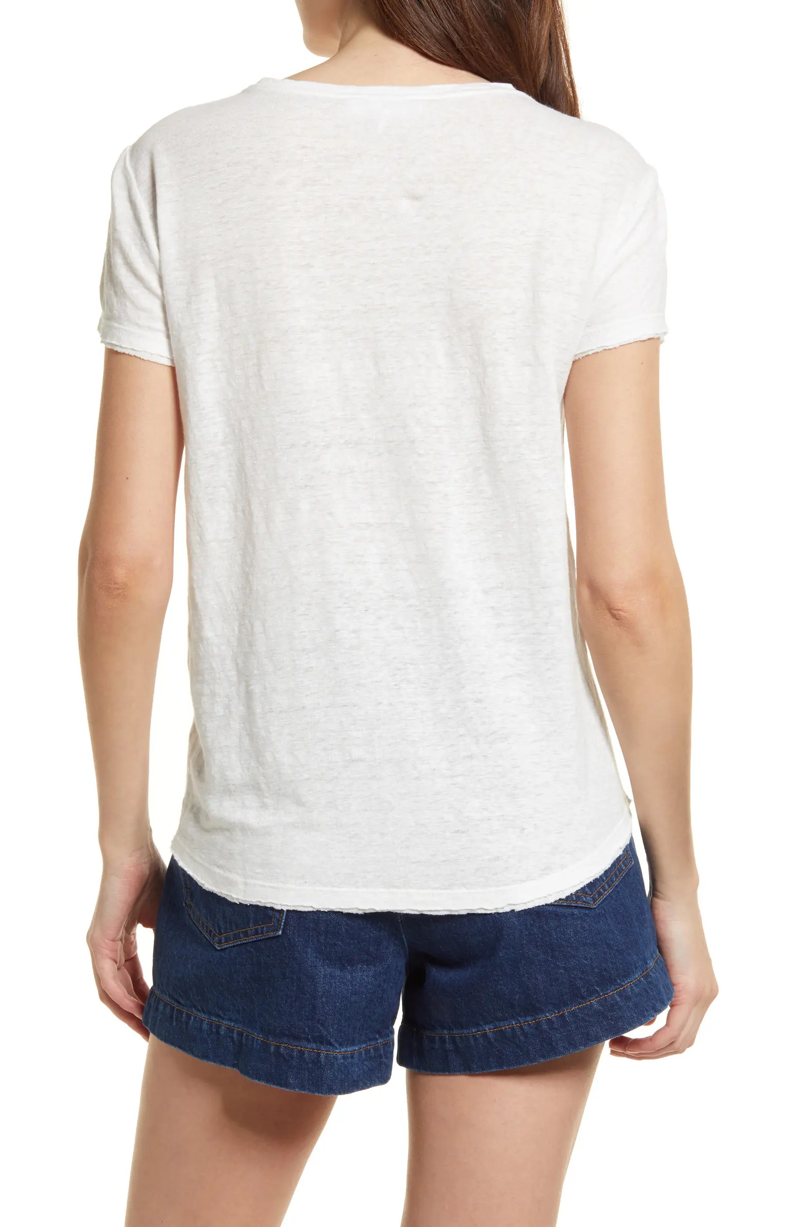 Easy True Organic Linen T-Shirt | Nordstrom