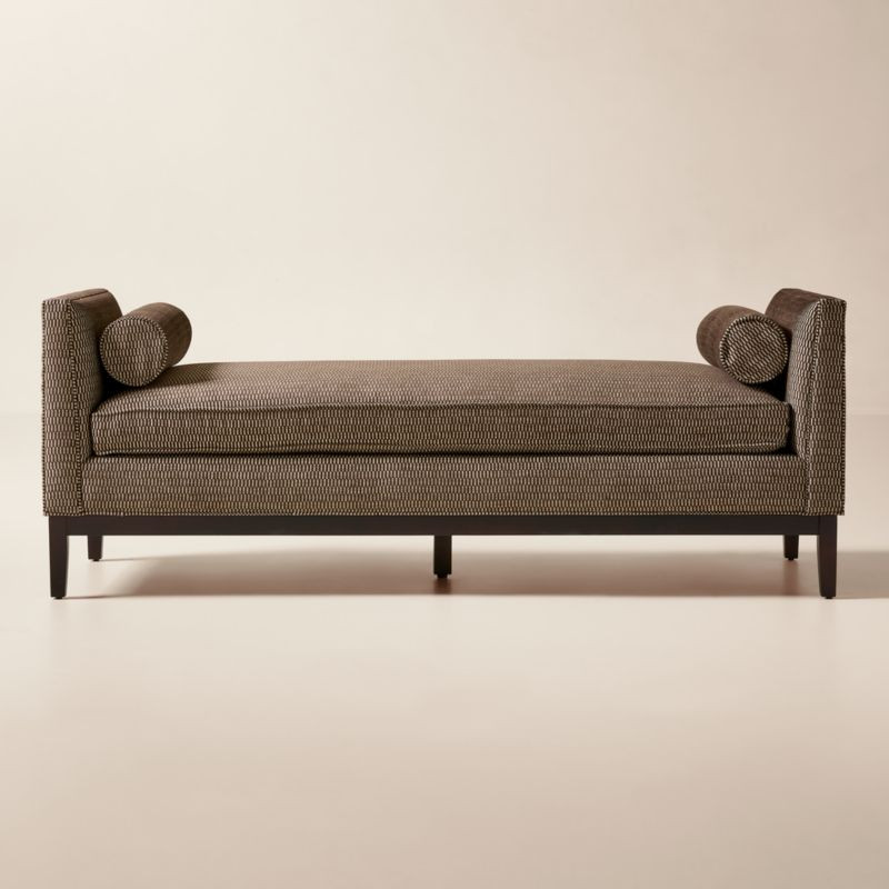 Nolan Brown Pattern Daybed | CB2