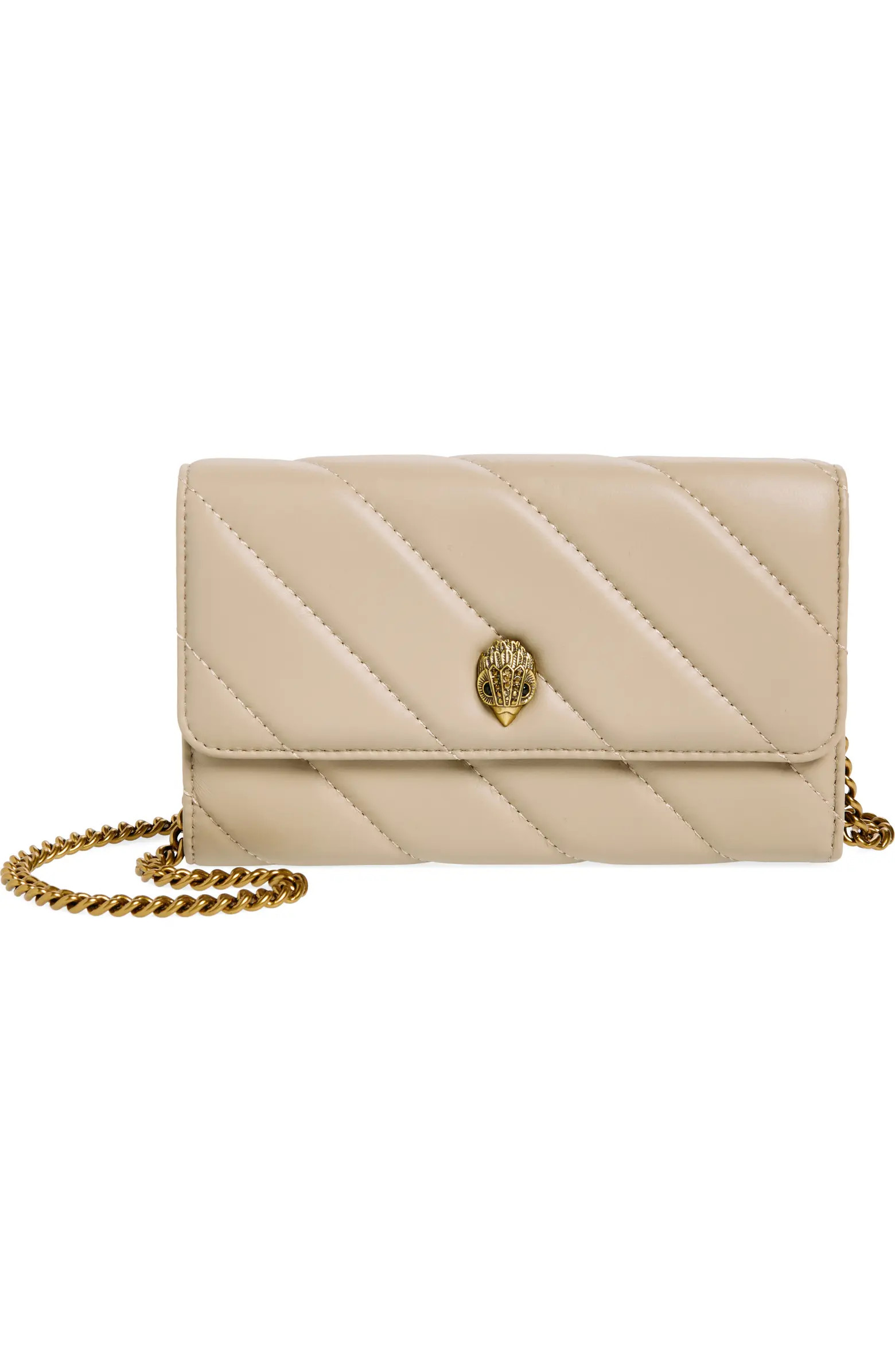 Kurt Geiger London Soho Quilted Leather Wallet on a Chain | Nordstrom | Nordstrom