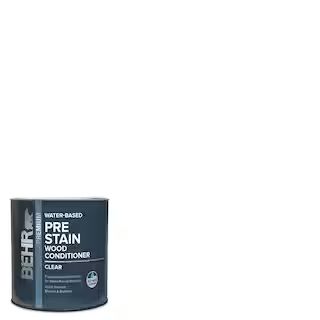 BEHR 1 qt. Transparent Water-Based Interior Pre-Stain Wood Conditioner B208004 - The Home Depot | The Home Depot