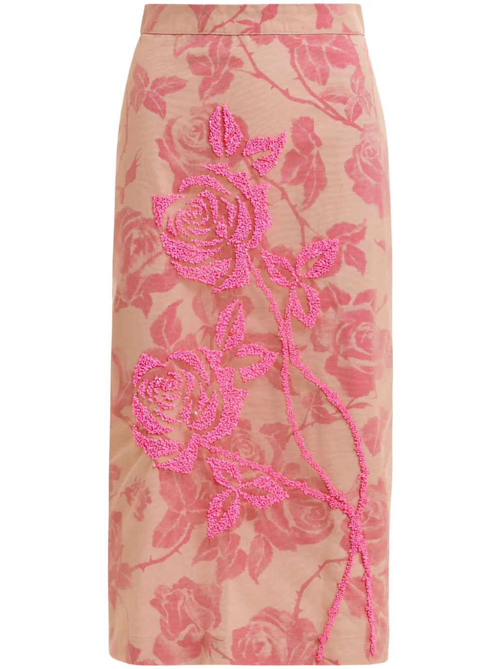Essentiel Antwerp Hisces Midi Skirt | Pink | FARFETCH | Farfetch Global