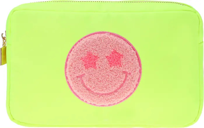 Bloc Bags Medium Smiley Cosmetics Bag | Nordstrom | Nordstrom