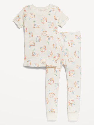 Printed Snug-Fit Pajama Set for Toddler Girls | Old Navy | Old Navy (US)