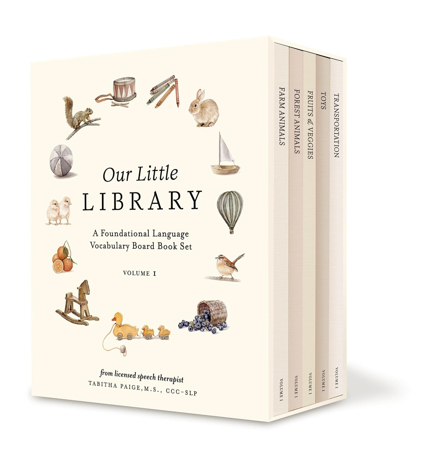 Our Little Library: A Foundational Language Vocabulary Board Book Set for Babies | Amazon (US)