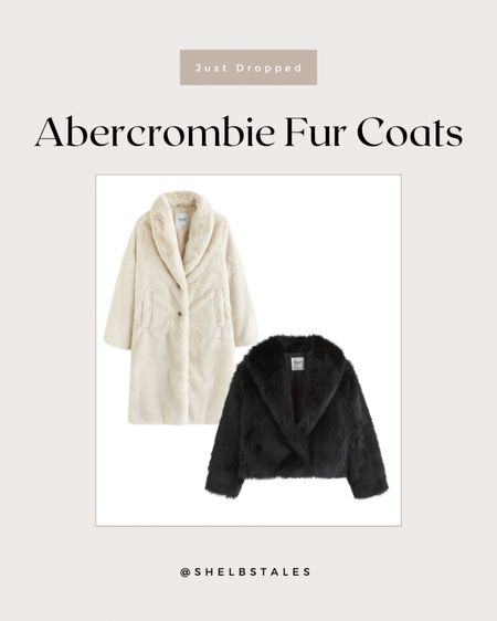 These fur coats from Abercrombie just came out and I LOVE them! They are 25% off right now too. I don’t have them to review, but I always wear a medium. 

#LTKsalealert #LTKstyletip #LTKHoliday